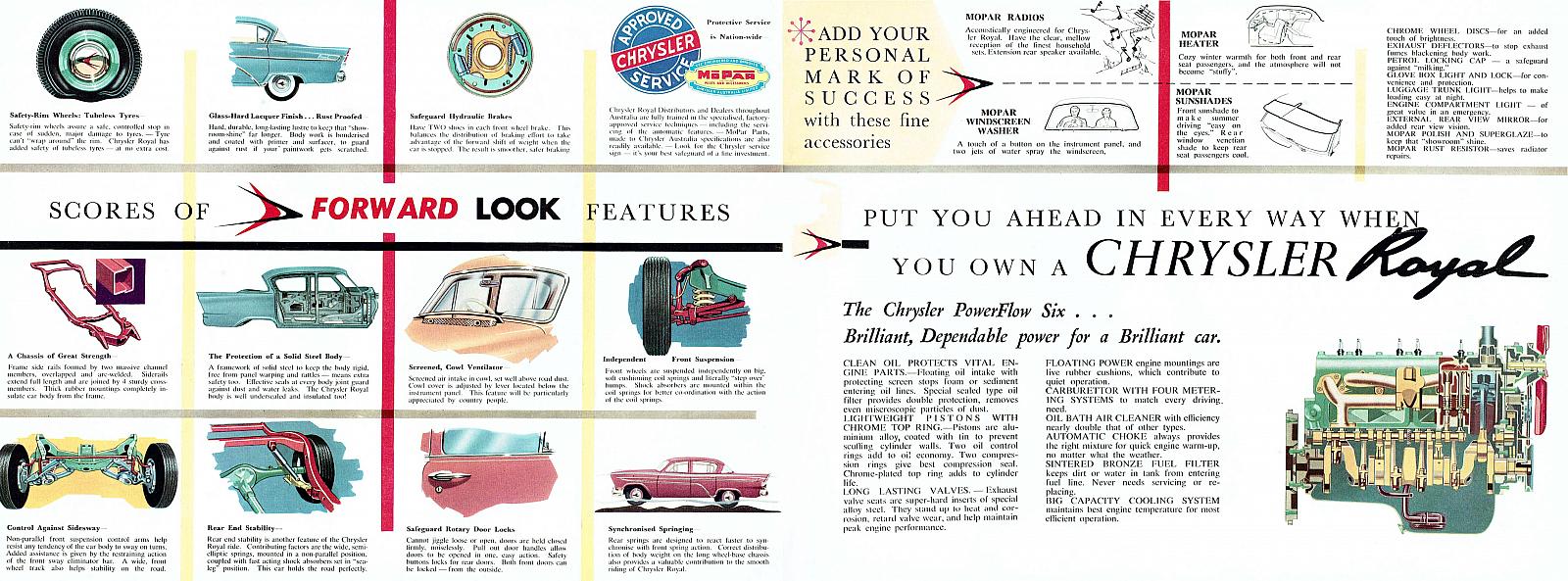 1957 Chrysler AP1 Royal Brochure Page 3